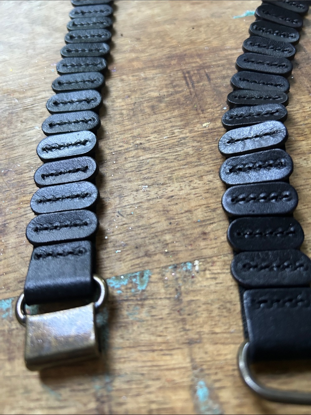 Adjustable Black Leather Belt for Women From Anthropologie NWOT - Picture 3 of 6